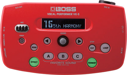 BOSS VE-5-WH Vocal Performer - Compact Effects Processor & Looper for Vocalists with Mic Stand Compatibility — view 3