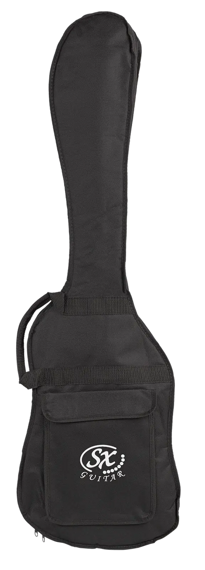 SX VEJ62FB Fretless J Bass in Black — view 5