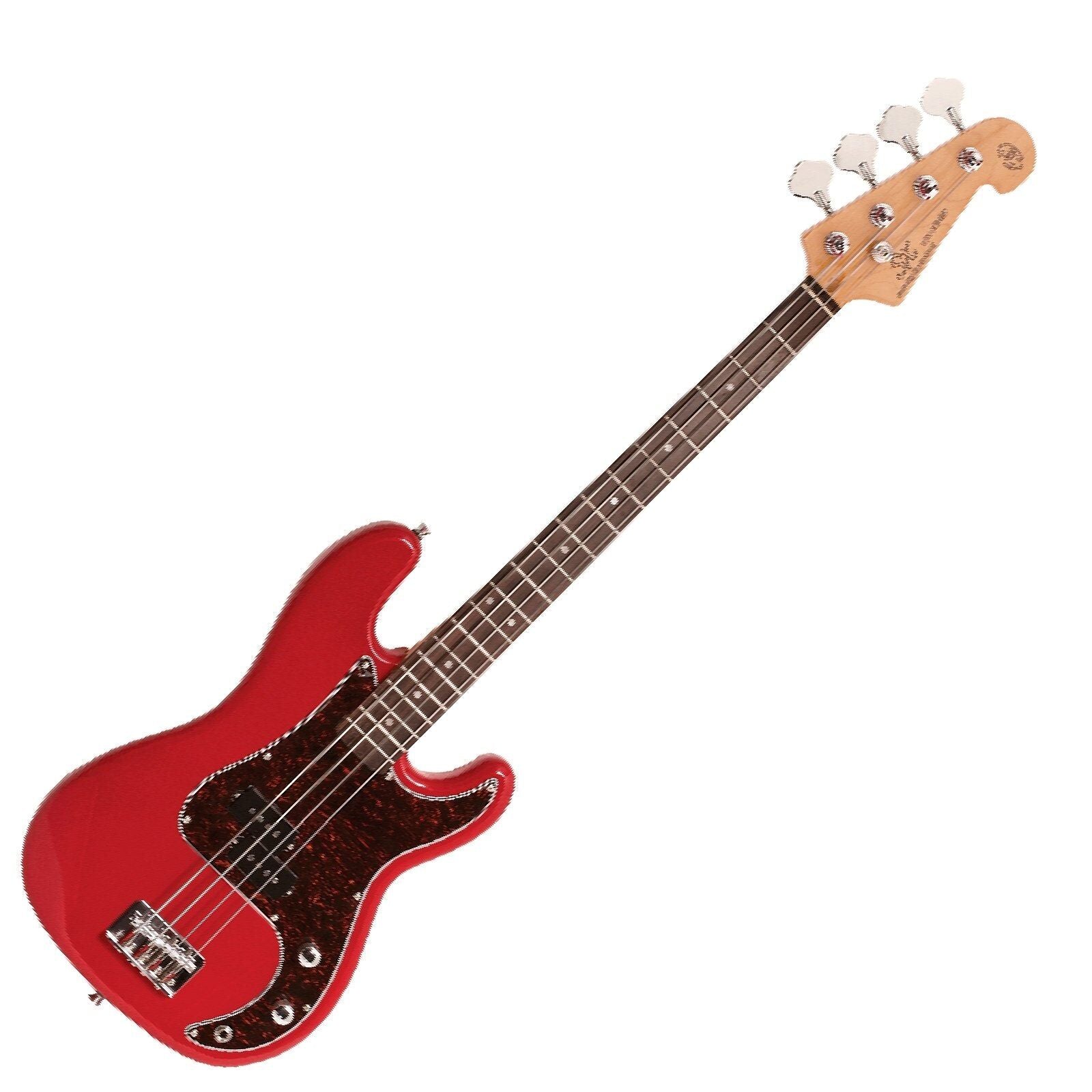 Essex SX VEP34 3/4 Short Scale Bass Guitar with Gig Bag and Laney LX15B Amplifier — view 3