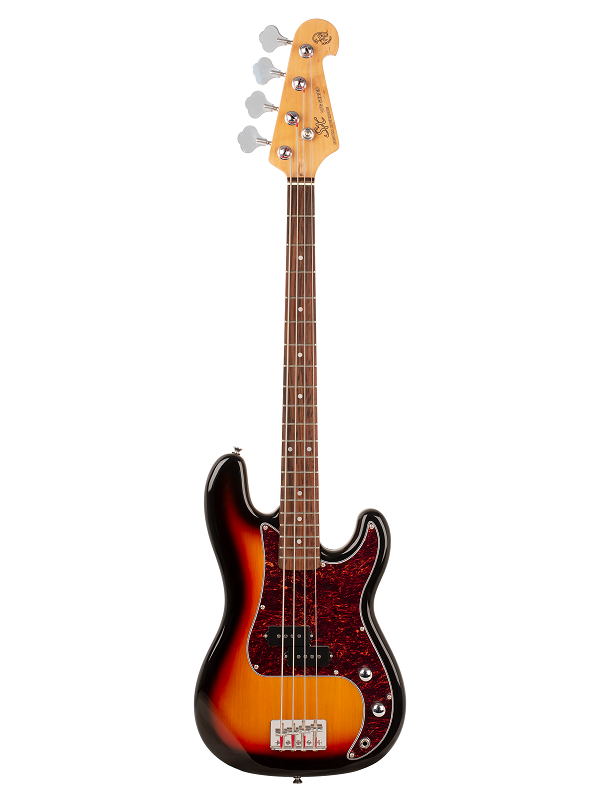 SX VEP34 3/4 Short Scale Bass Guitar with LX15B Amp Pack and Gig Bag — view 5