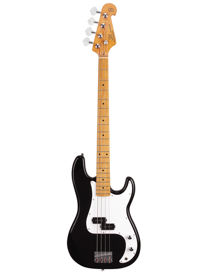 SX Vintage Style Bass Guitar with Laney LX15B 15W Amplifier and Accessories