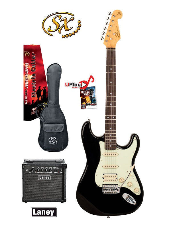 SX VES62H Electric Guitar with LX15 Amp Pack — view 6