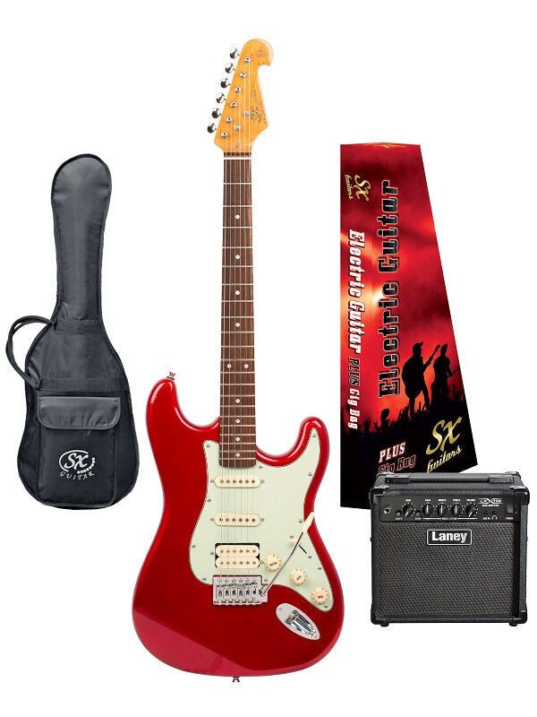 SX VES62H Electric Guitar with LX15 Amp Pack — view 5