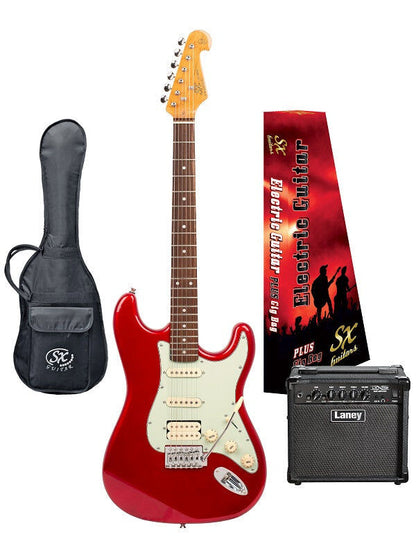 SX VES62H Electric Guitar with LX15 Amp Pack — view 5