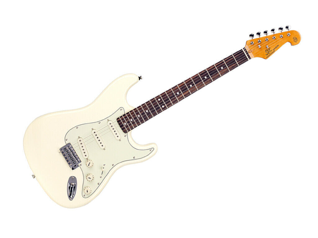 Essex Vintage Style SC Electric Guitar White