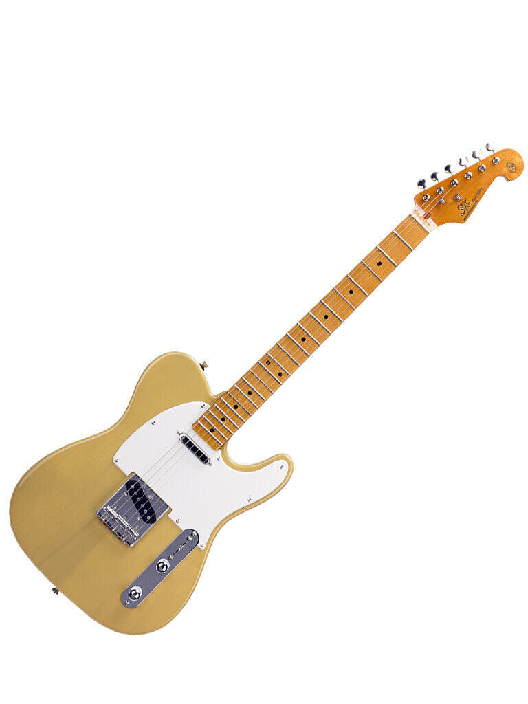 Essex Vintage Series Tele Style Electric Guitar Butterscotch Blonde