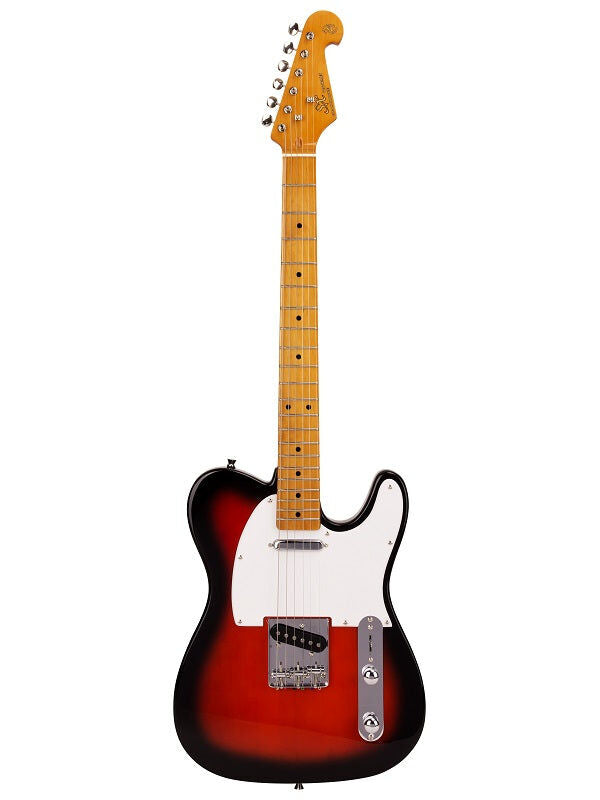 Essex TL Style Electric Guitar Left Hand with Gig Bag and Online Lessons — view 3