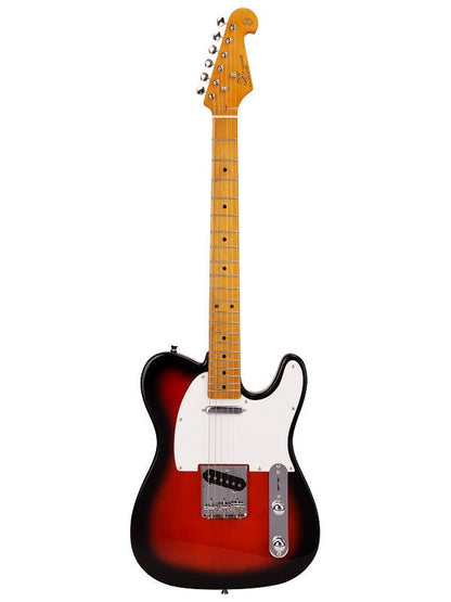 Essex TL Style Electric Guitar Left Hand with Gig Bag and Online Lessons — view 3
