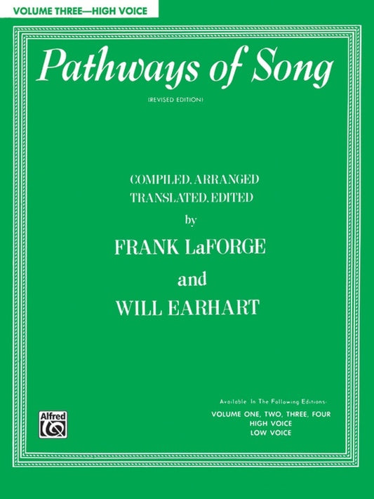 Pathways Of Song Volume 3 Book High