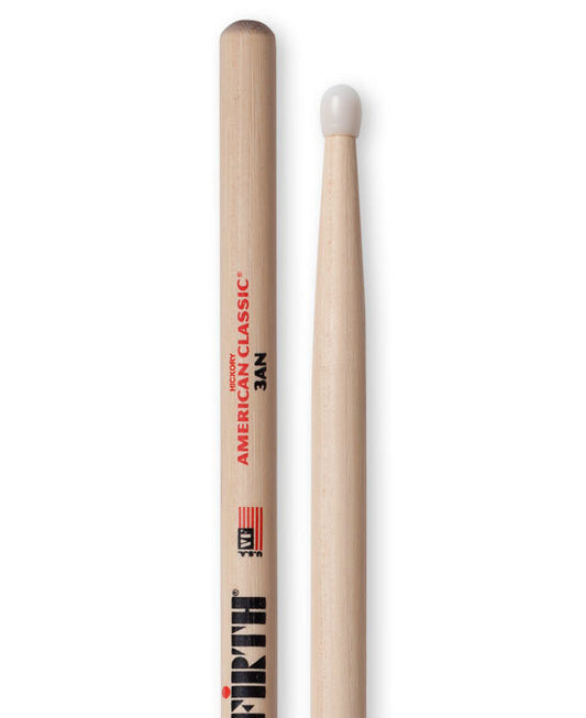 Vic Firth American Classic 3AN Nylon Tip Drum Sticks