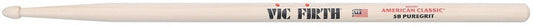 Vic Firth American Classic 5B PureGrit Wood Tip Drum Sticks