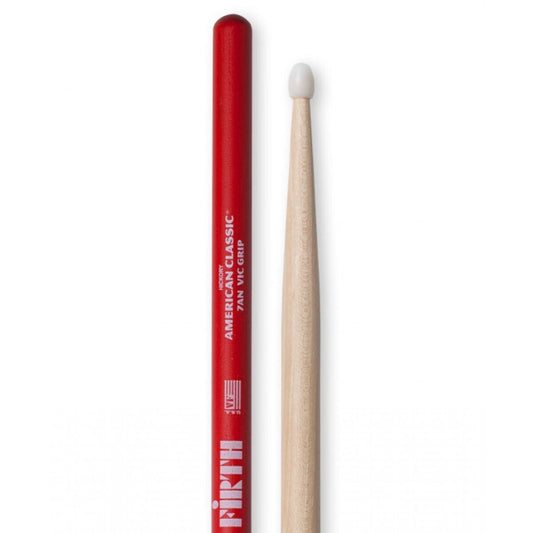 Vic Firth American Classic 7AN Nylon Tip Vic Grip Drum Sticks