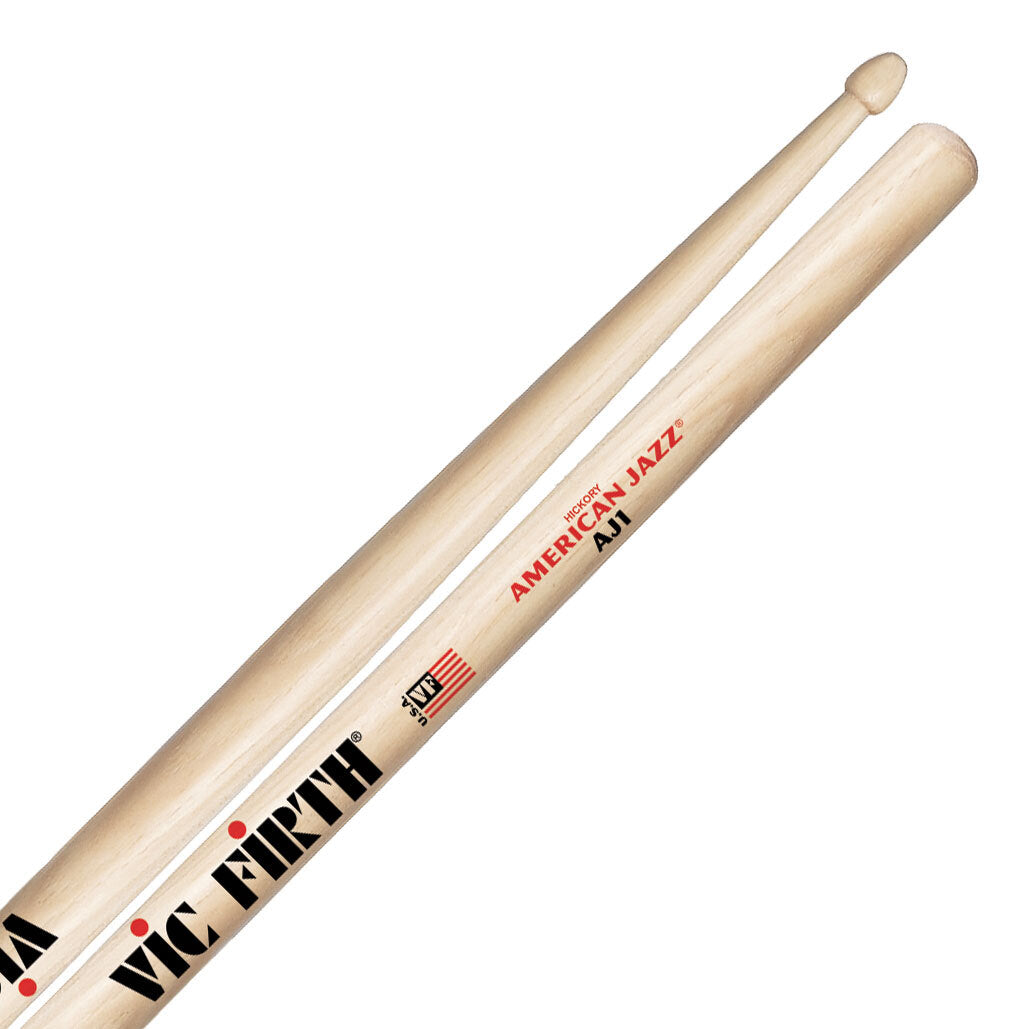 Vic Firth American Jazz 1 Wooden Tip Drum Sticks