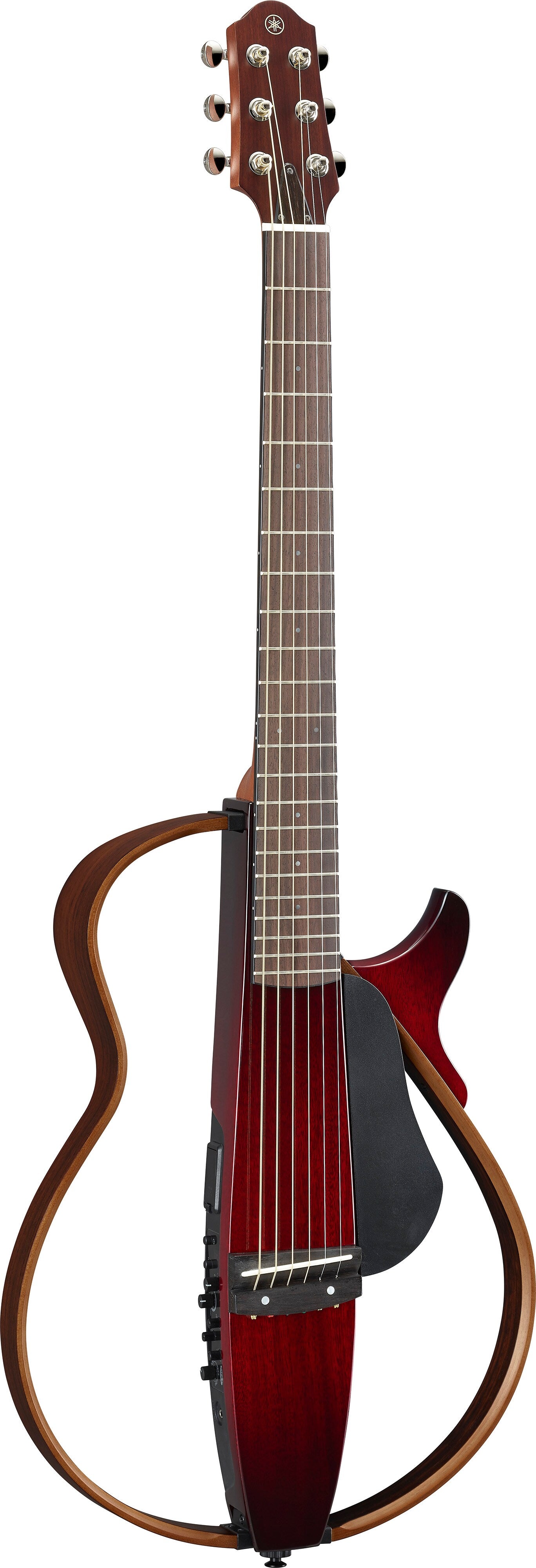 Yamaha SLG200S Steel-String Silent Guitar - Crimson Red Burst