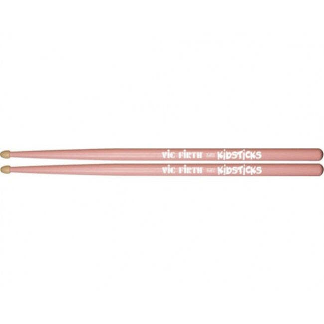 Vic Firth Kids Pink Drum Sticks Children Percussion Stix Pair - VFKIDSPINK