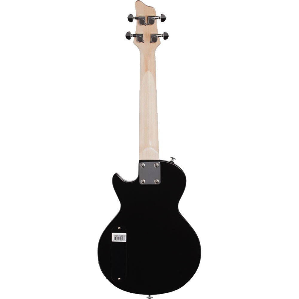 Vorson LP Style Solid Body Electric Ukulele Black with Carry Bag — view 2