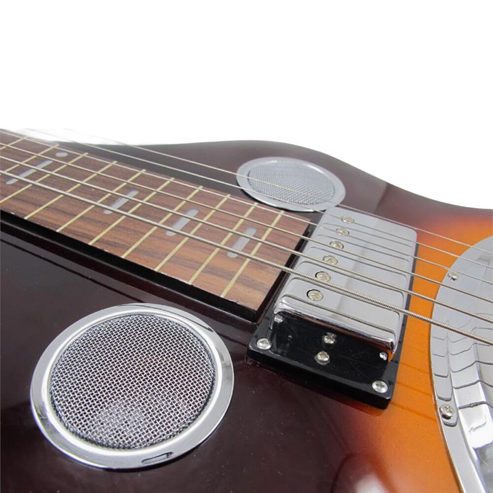 Vorson VFLSL550 Dobro Lap Steel Guitar Sunburst Finish — view 3
