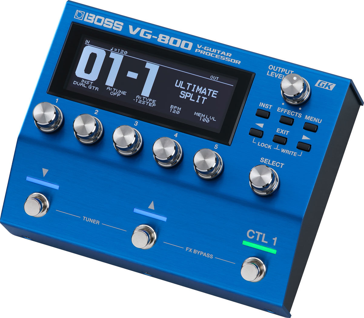 BOSS VG-800 V-Guitar Processor - Advanced Modeling & Effects Tool for Guitar/Bass — view 3