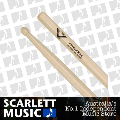 Vater Fatback 3A Wood Tip Hickory Drumsticks — view 2