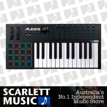 Alesis VI25 25 Note Controller Keyboard w' Pads — view 2