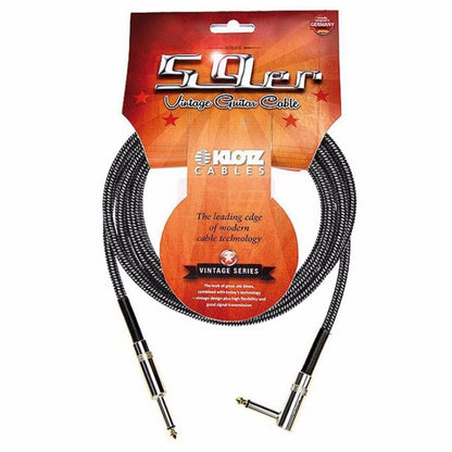 Klotz 59er 4.5m Vintage Guitar Cable VINA450, Right Angle