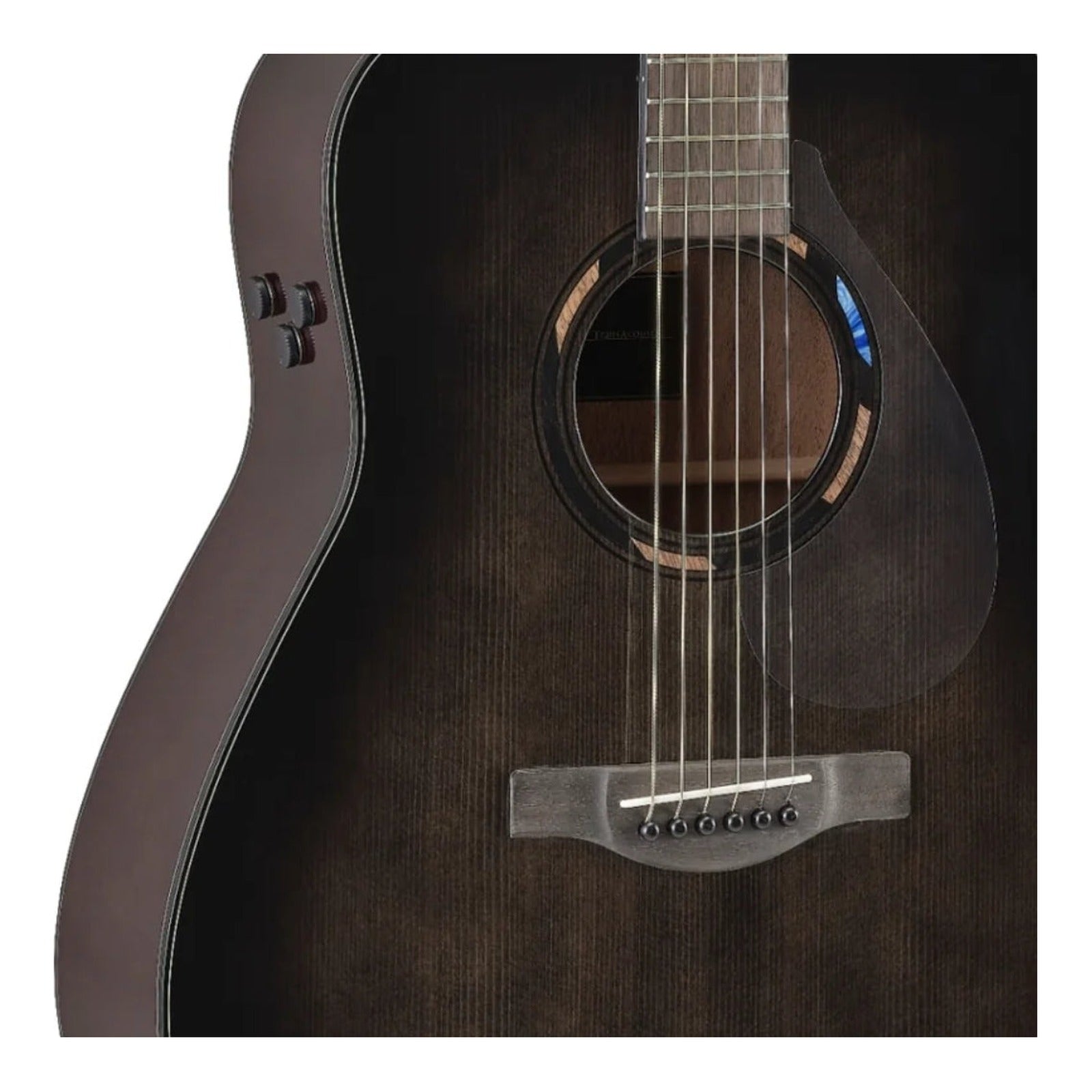 Yamaha TAG1 Element TransAcoustic Acoustic-Electric Guitar - Translucent Black Gloss — view 6