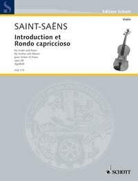 Introduction et Rondo Capriccioso Op. 28 for Violin and Piano by Camille Saint-Saens, Published by Schott Music