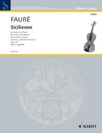 Faure - Sicilienne Op. 78 for Violin and Piano