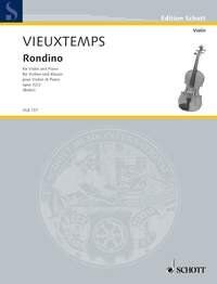 Vieuxtemps - Rondino Op. 32 No. 2 for Violin and Piano, 20 Pages, Schott Music