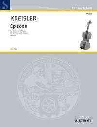 Kreisler Episode for Violin and Piano, 12 Pages, Schott Music