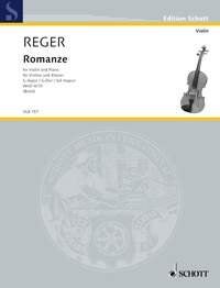 Reger - Romance in G Major for Violin and Piano, Schott Music, 6 Pages