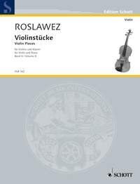 Roslavets - Violin Pieces Vol 2 for Violin and Piano by Schott Music, 40 Pages