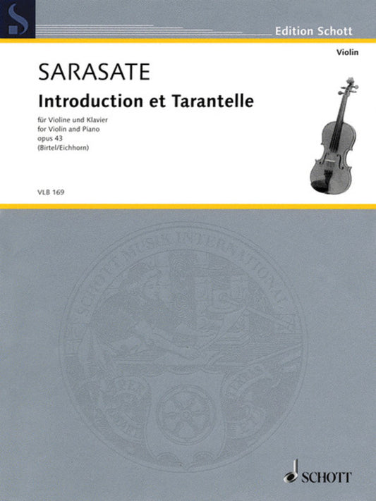 Introduction Et Tarantelle Op 43 Violin/Piano