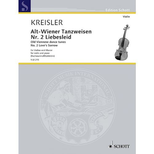 Old Viennese Dance Tunes: Liebesleid No 2 for Violin and Piano Sheet Music