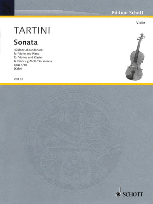 Sonata Op 1 No 10 G Min Violin Piano