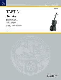 Tartini - Sonata in G Minor "Devil's Trill" for Violin and Piano, 30 Pages, Schott Music