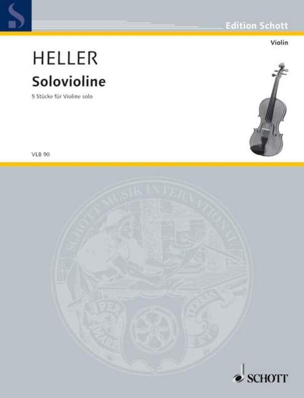 Heller - Solo Violin 5 Pieces For Violin Solo (Schott Music)