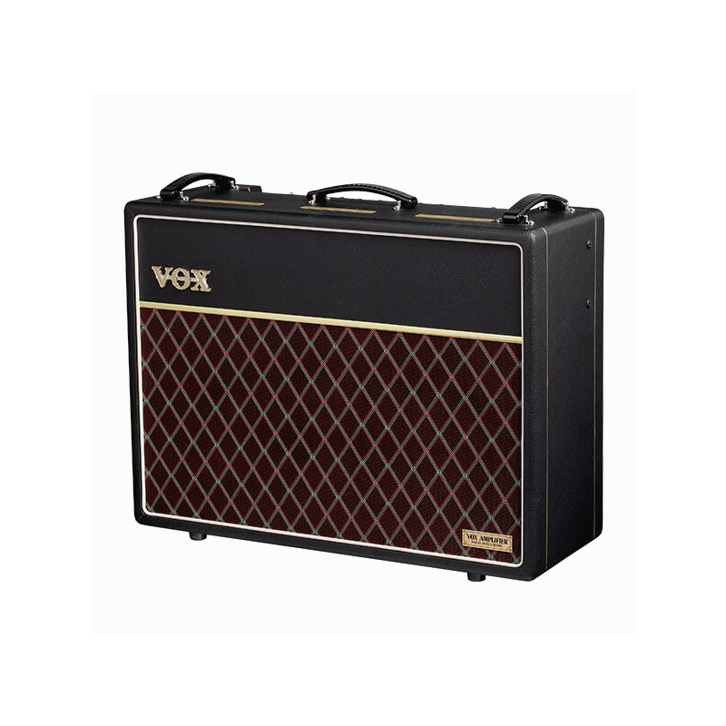 Vox Hand-Wired AC30 Combo Amplifier with Alnico Blue speakers — angled view