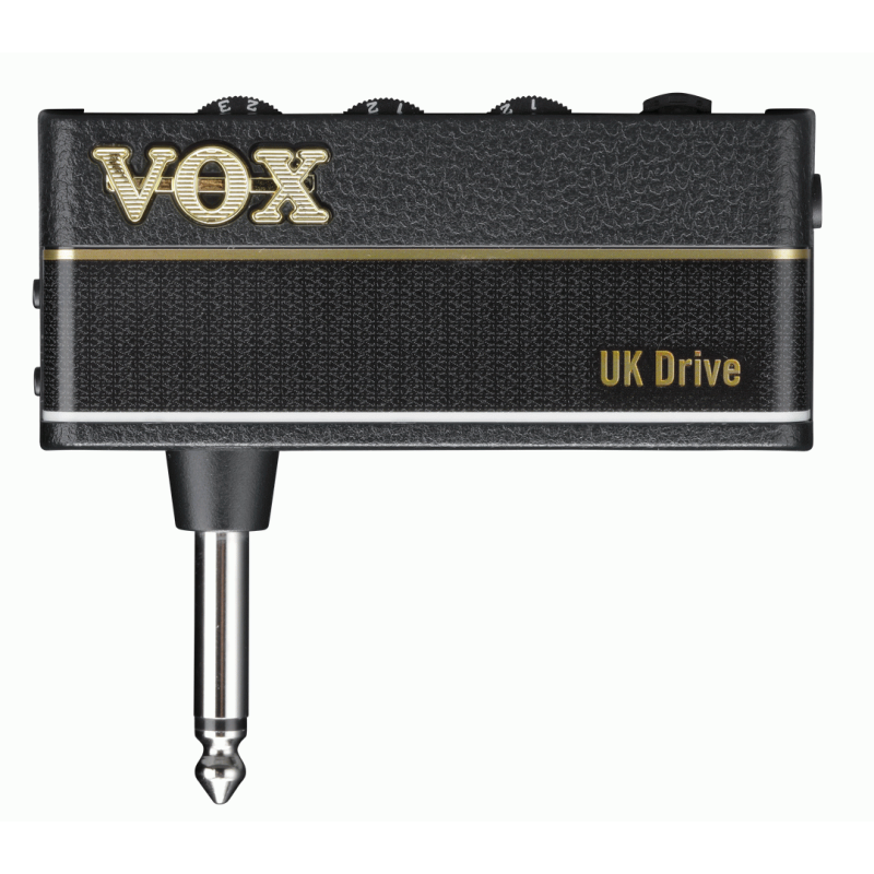 Vox amPlug3 UK Drive Headphone Amp for Guitarists and Bassists with Built-in Effects and Rhythms