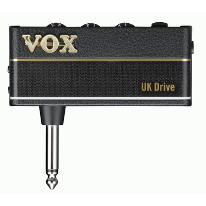 Vox amPlug3 UK Drive Headphone Amp for Guitarists and Bassists with Built-in Effects and Rhythms
