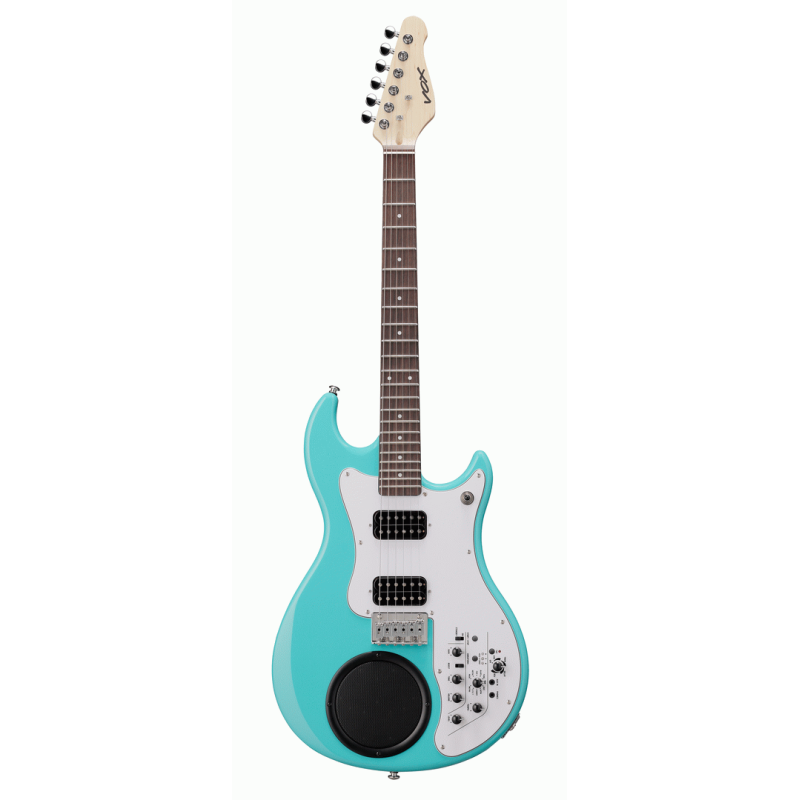 Vox APC-2 Guitar with Built-in Speaker and Effects - Aqua Green