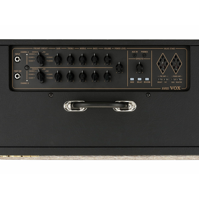 Vox AV60 Analog Combo Amplifier with 12AX7 Tube and Multi-Circuit Pre-Amp — view 3