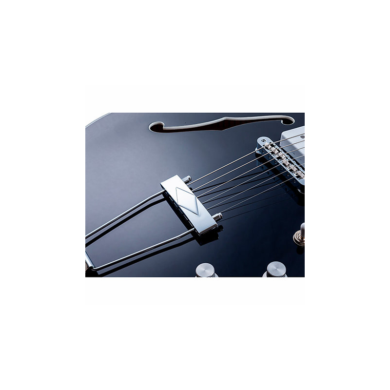 Vox Bobcat S66 Semi-Hollow Body Black Guitar — view 4