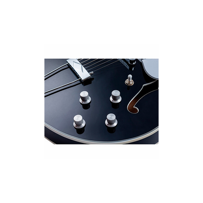 Vox Bobcat S66 Semi-Hollow Body Black Guitar — view 5