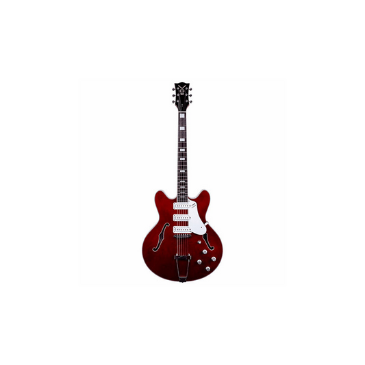Vox BC-S66-CR Bobcat S66 Cherry Red Semi-Hollow Body Guitar