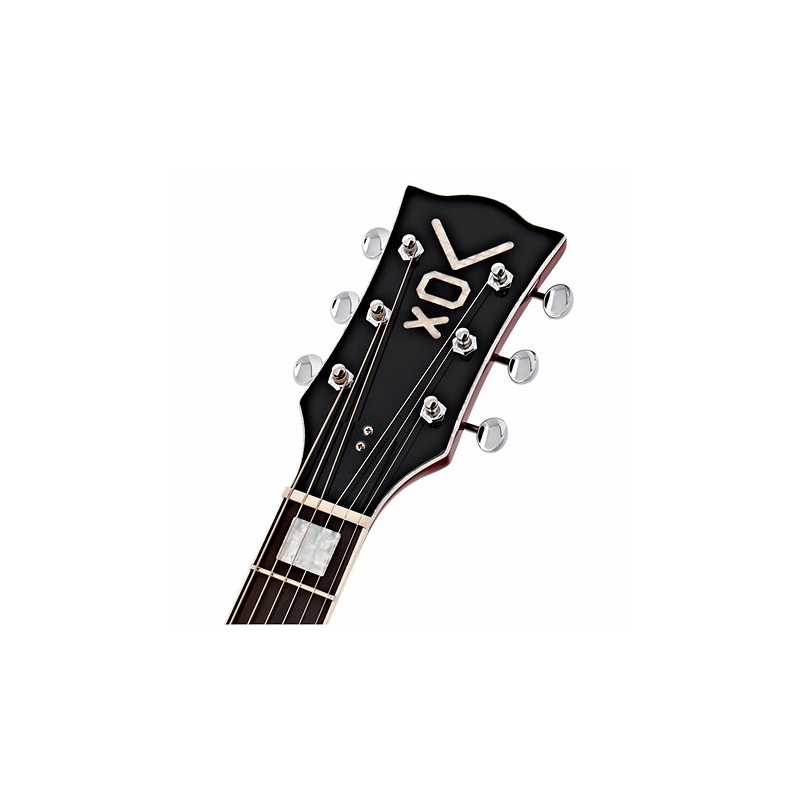 Vox BC-S66-CR Bobcat S66 Cherry Red Semi-Hollow Body Guitar — view 5