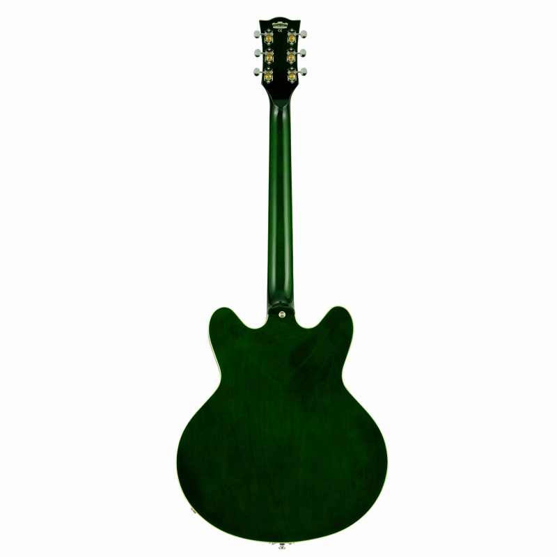 Vox Bobcat S66 Semi-Hollow Body Guitar in Italian Green — view 2