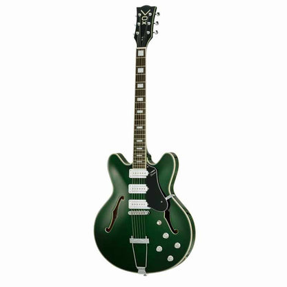 Vox Bobcat S66 Semi-Hollow Body Guitar in Italian Green — view 3