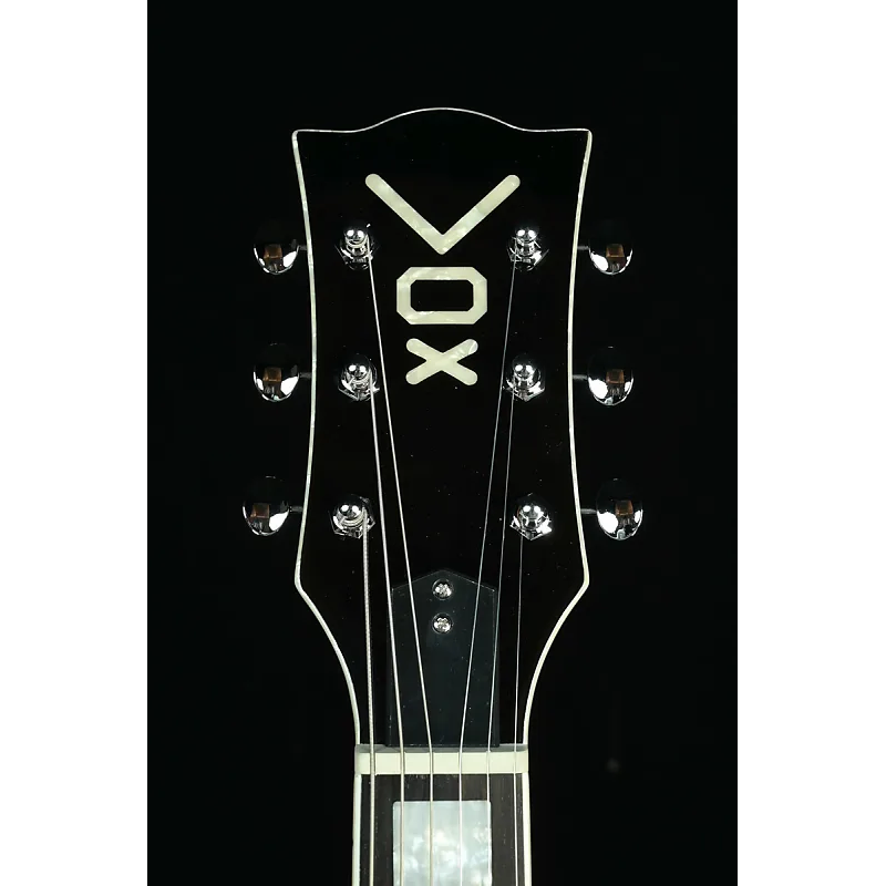 Vox Bobcat S66 Semi-Hollow Body Guitar in Italian Green — view 5