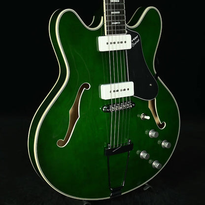 Vox Bobcat S66 Semi-Hollow Body Guitar in Italian Green — view 4